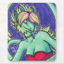 Anthro dragon girl mousepad