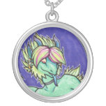 Anthro dragon girl necklace
