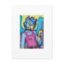 Anthro gryphon girl ATC ACEO Post Card