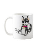 Anthro Husky Coffee Mug