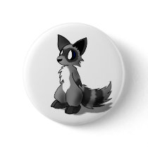 Anthro Raccoon Button