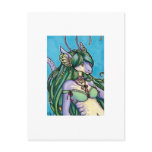 Anthro sea monster girl ATC ACEO Post Cards