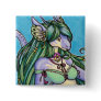 Anthro seamonster girl button