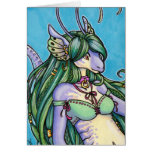 Anthro seamonster girl card