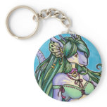 Anthro seamonster girl keychain