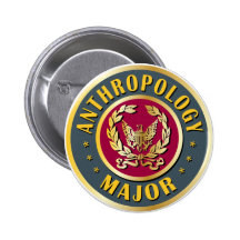 Anthropology Major Pinback Buttons