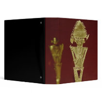 Anthropomorphic figure of a warrior vinyl binder