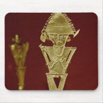 Anthropomorphic figure of a warrior mouse pads