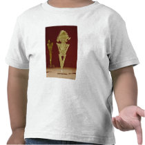 Anthropomorphic figure of a warrior shirt