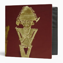 Anthropomorphic figure of a warrior vinyl binder