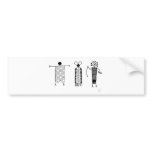 Anthropomorphs rock art bumper stickers
