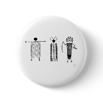 Anthropomorphs rock art buttons