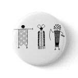 Anthropomorphs rock art pins