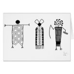 Anthropomorphs rock art card