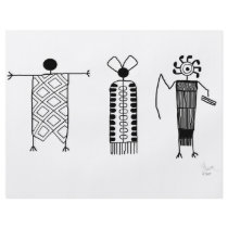 Anthropomorphs rock art flyers