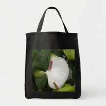 Anthurium blanco Curvy Bolsa De Mano