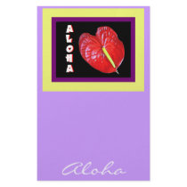 Anthurium Stationery