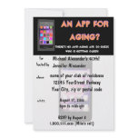 Anti Aging Phone App Birthday Personalized Announcements