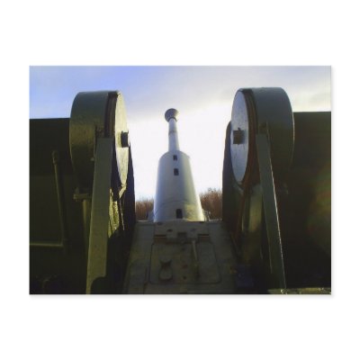 Anti Aircraft gun Post card by Room_6_designs
