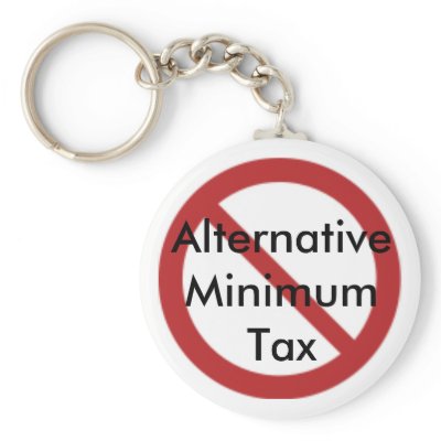 Anti-Altenative Minimum Tax keychain by NoMoreAMT
