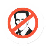 ANTI- Arnold Schwarzenegger Round Sticker