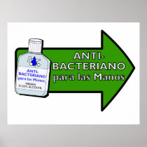 Anti-Bacteriano Para Las Manos posters