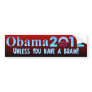 Anti Barack Obama - Brain Bumper Sticker Anti Barack Obama - Brain Bumper Sticker