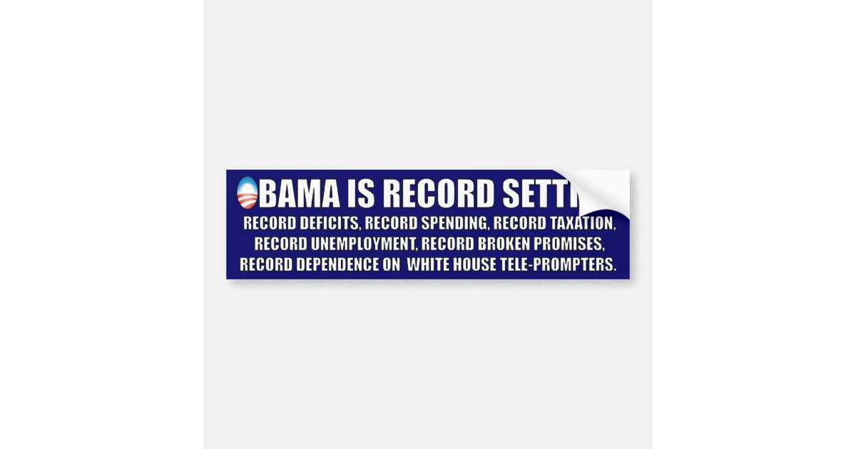 Anti Barack Obama Bumper Sticker Zazzle 