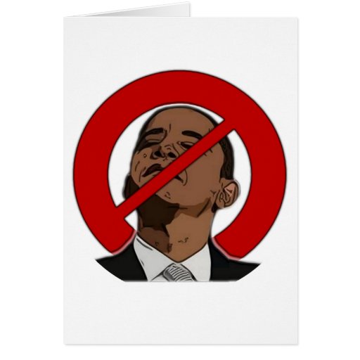 Anti Barack Obama Card