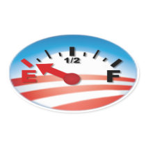 Anti Barack Obama - Empty Oval Sticker