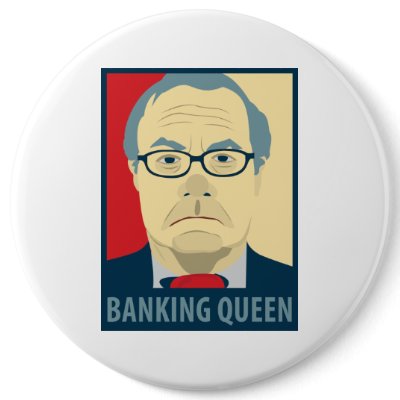 Anti-Barney Frank Banking Queen Pins by AmericanElephant