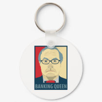 Anti-Barney Frank Banking Queen keychains by AmericanElephant Anti-Barney Frank Banking Queen keychains