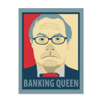Anti-Barney Frank Banking Queen postcards by AmericanElephant Anti-Barney Frank Banking Queen postcards