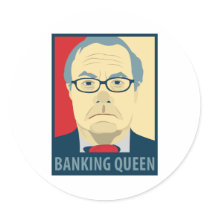 Anti-Barney Frank Banking Queen stickers by AmericanElephant Anti-Barney Frank Banking Queen stickers