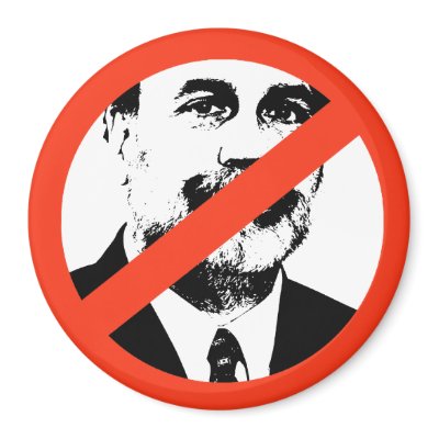 ANTI-BERNANKE REFRIGERATOR MAGNET by Politicaltshirts