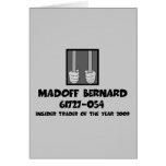 Anti Bernard Madoff jail cards