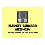 Anti Bernard Madoff jail Post Cards