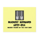 Anti Bernard Madoff jail Post Cards