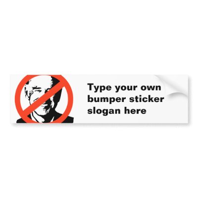 ANTI-BIDEN - ANTI-Joe Biden Bumper Sticker by ElectionGear