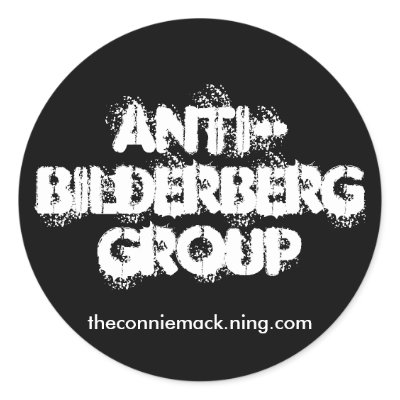 Anti-Bilderberg II Sticker by theconniemack