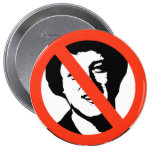 ANTI-BILL CLINTON RETRO BUTTON