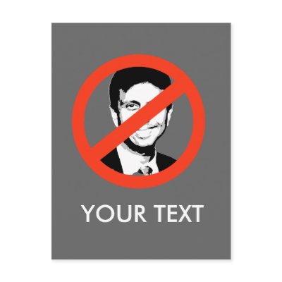 ANTI-BOBBY JINDAL POSTCARDS by Politicaltshirts