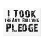 Anti Bullying Pledge Post Card