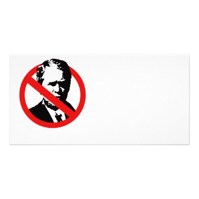 Anti-Bush (2) Custom Photo Card by AntiRepublican