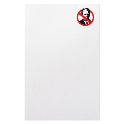 Anti-Bush (2) Customized Stationery by AntiRepublican