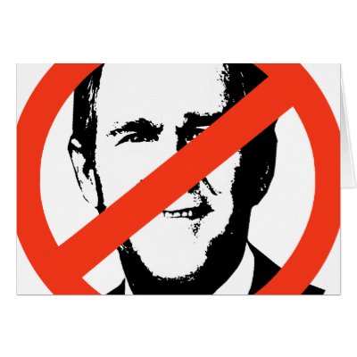 ANTI-BUSH - ANTI-George W Bush Greeting Cards by ElectionGear