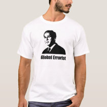 Anti bush - global errorist t-shirts