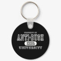 Anti-Bush Univeristy Dark keychains
