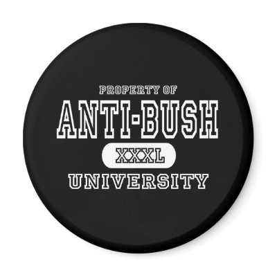 Anti-Bush Univeristy Dark Magnet by universityshirts