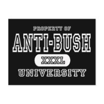 Anti-Bush Univeristy Dark postcards by universityshirts Anti-Bush Univeristy Dark postcards